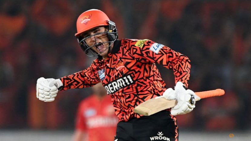 Hyderabad's Abhishek writes own script in special IPL ton