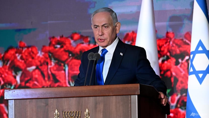 At Oct 7 memorial, Netanyahu says will be no Hamas rule in Gaza