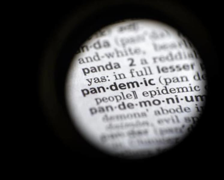 Dictionary companies choose same word of the year: Pandemic