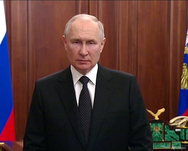 Putin vows to punish 'traitors' from Wagner mercenary group accused of mutiny