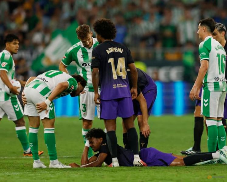 Betis' Bernal handed four-game ban for sending off against Barcelona