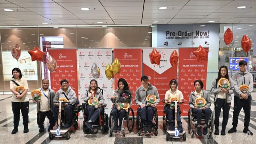 Warm welcome for Singapore's returning Paralympians after landmark showing at Games Warm welcome for Singapore's returning Paralympians after landmark showing at Games