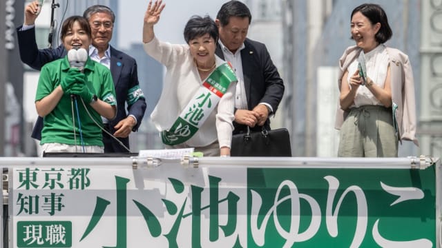 日本东京都知事选举今开跑 小池百合子争取三连任