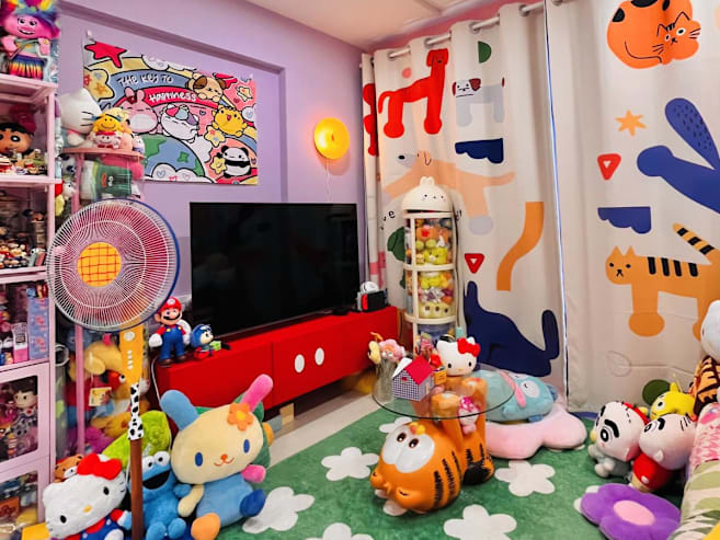 Overstimulating or cute? A couple's colourful, toy-filled BTO flat divides views on TikTok
