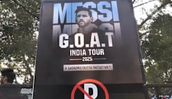 Argentinian football legend continues Greatest of All Time tour in India