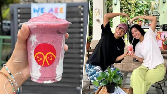 Sisters Sell Cheaper Smoothies Inspired By Famous LA Grocery Shop Erewhon At Siglap Home, Draw Queues