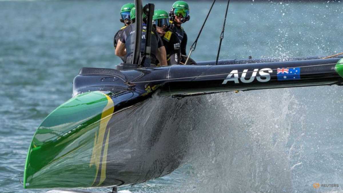 Sailing-Australia claims third straight SailGP victory after tense New York final