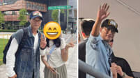 Simon Yam Spotted Near Funan, Plays Scissors Paper Stone With Fan