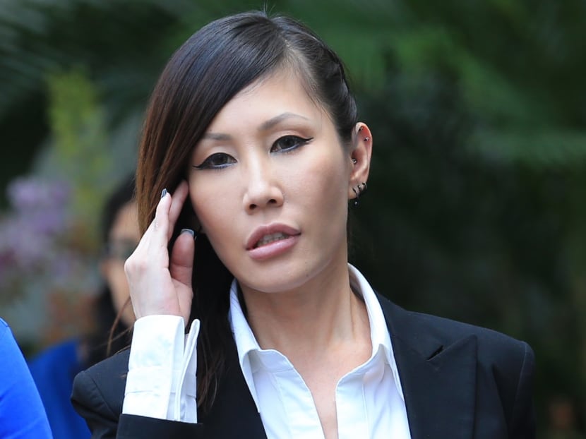 City Harvest trial-Sun Ho leaving the State Court during a lunch break on May 19, 2015. Photo: Wee Teck Hian