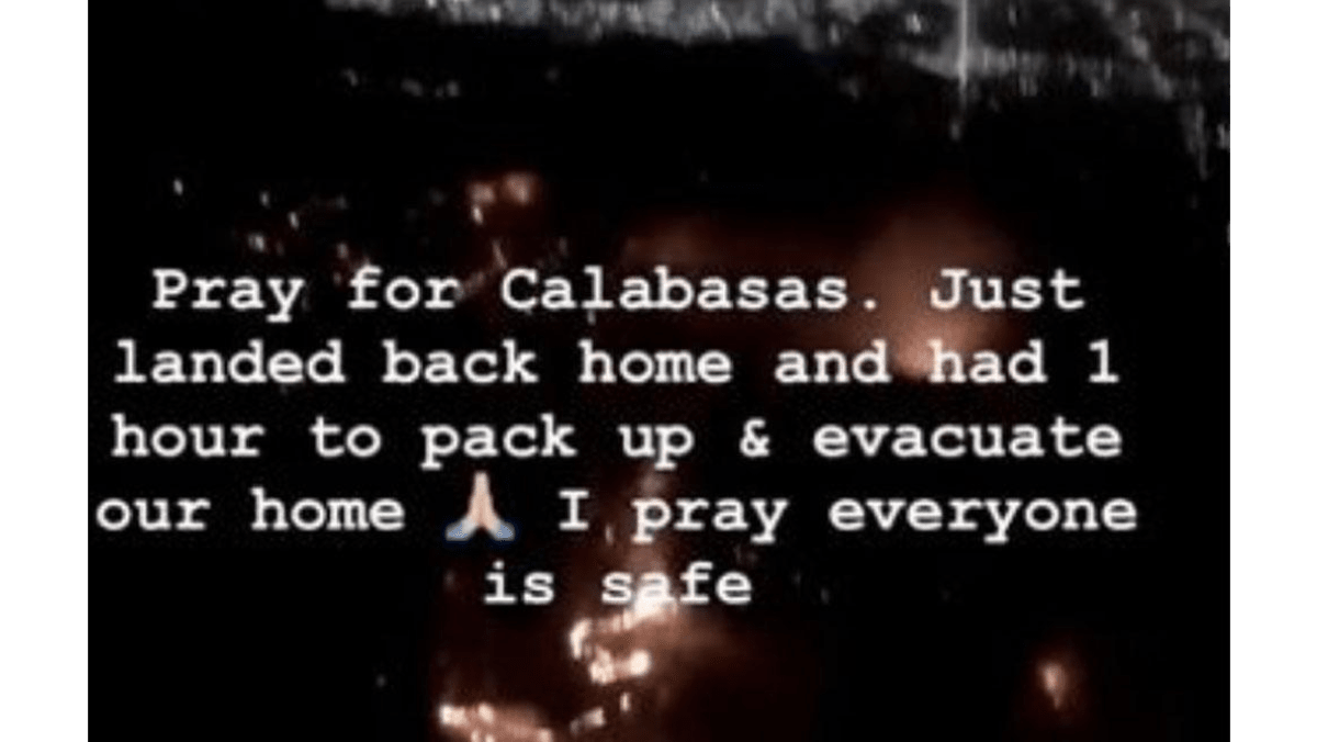 Kim Kardashian West's Calabasas home evacuated after mass fire - 8days