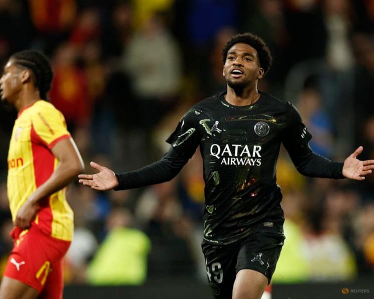 PSG crowned French champions again after win at second-placed Lens