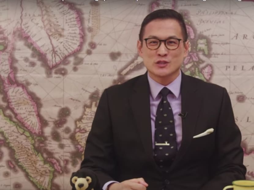 A screenshot of Mr Thum Ping Tjin from his New Naratif YouTube channel.
