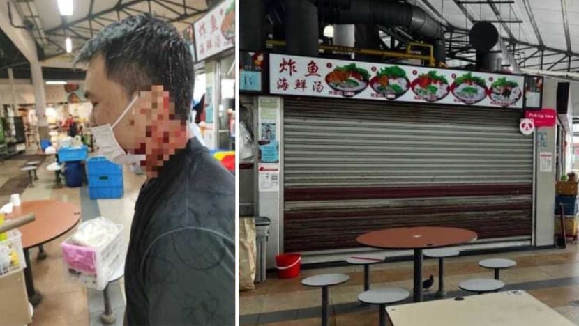 Tanglin Halt fish soup stall owner gets jail after attacking rival, fracturing his skull, hand and wrist