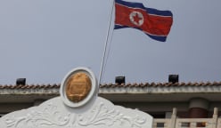 North Korea flag disrupts South Korea church livestream in 'hacking incident'