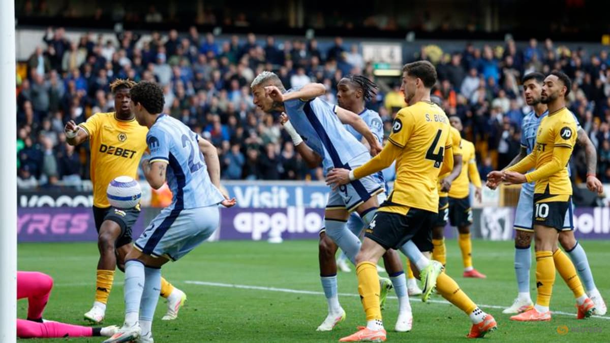 Wolves headed for safety after 4-2 win over careless Tottenham - CNA