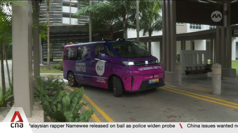 Self-driving vehicles set to serve passengers in Punggol from early 2026
