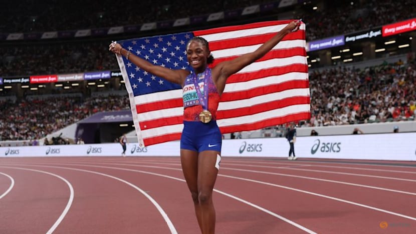 Flo-Jo's record in sight, says world champion Jefferson-Wooden