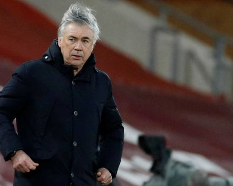 Football: Ancelotti keen to be at Everton when new stadium opens