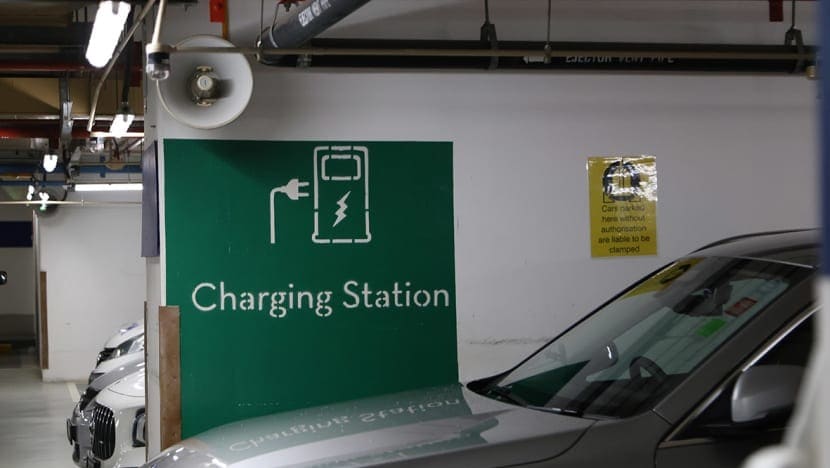 Over 40% increase in EV charging points at HDB car parks since 2023; installation in condos lagging