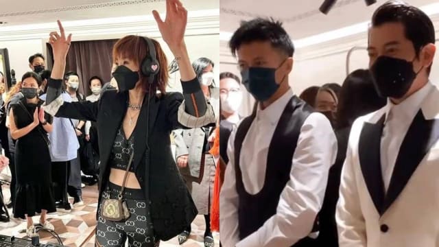 张曼玉久违现身当DJ　郭富城、谢霆锋现场化身迷弟