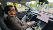 Inside one of Amsterdam's first supervised self-driving Teslas
