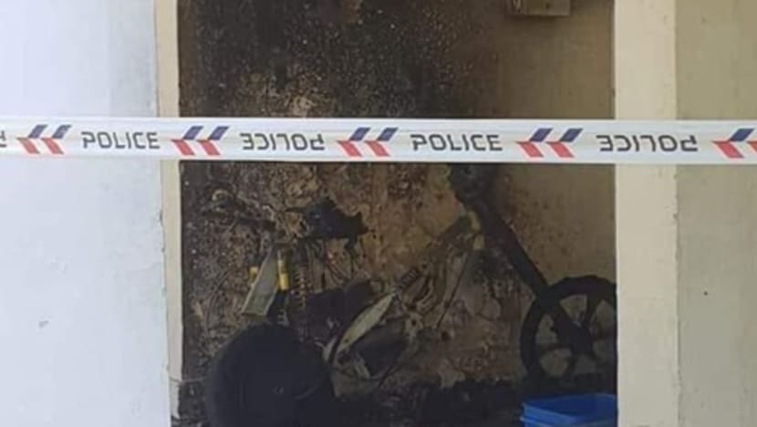 Residents put out fire at Boon Lay Drive involving power-assisted bike