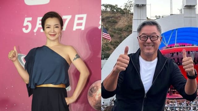 和王伟忠美国相聚　阿雅女儿成焦点！