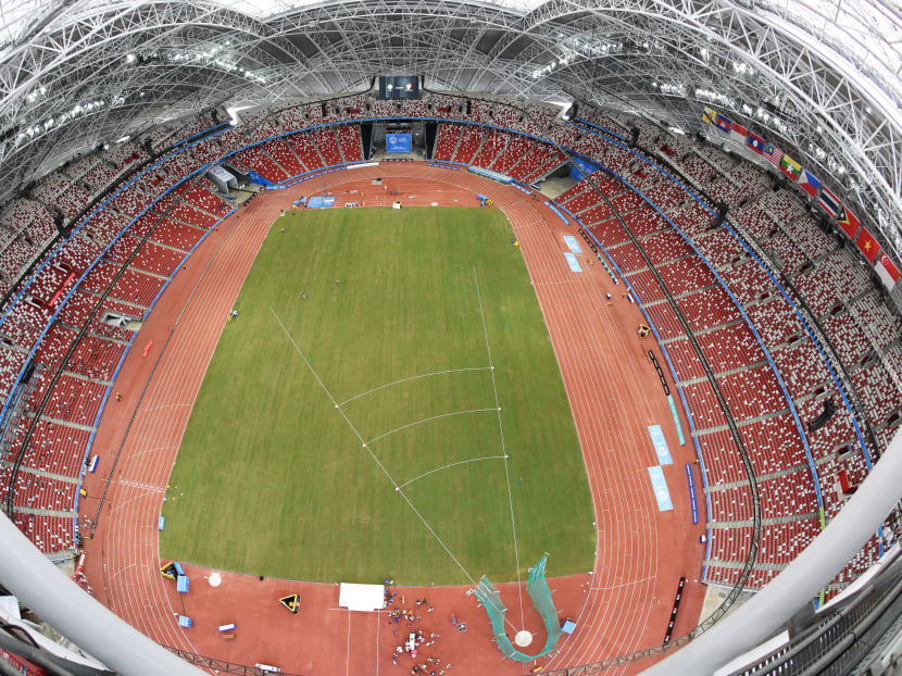 Singapore Athletics, the organiser of the biennial event, has been asked to fork out about S$600,000 by the Singapore Sports Hub to pay for the conversion of the 55,000-seater stadium from ‘football mode’ to ‘athletics mode’. Photo: Sport Singapore Singapore Athletics, the organiser of the biennial event, has been asked to fork out about S$600,000 by the Singapore Sports Hub to pay for the conversion of the 55,000-seater stadium from ‘football mode’ to ‘athletics mode’. Photo: Sport Singapore