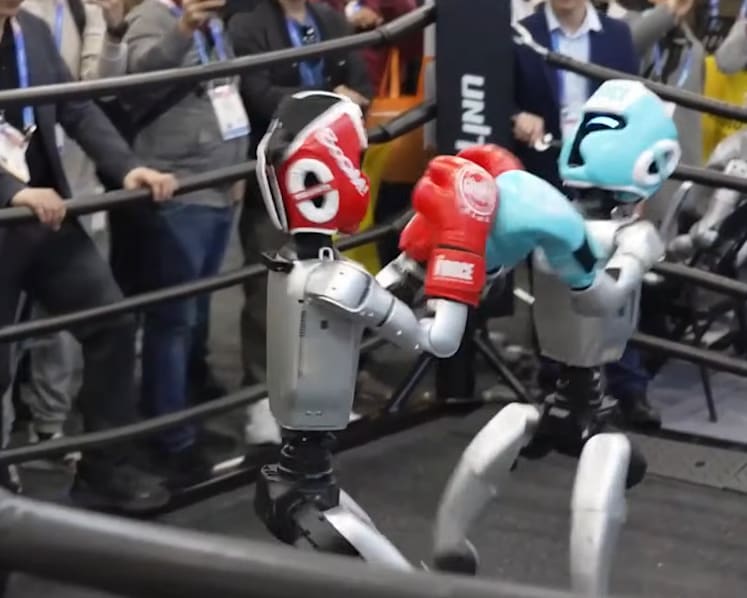 Kickboxing robots, self-driving cars: AI-powered tech dominates first major tech showcase of 2026