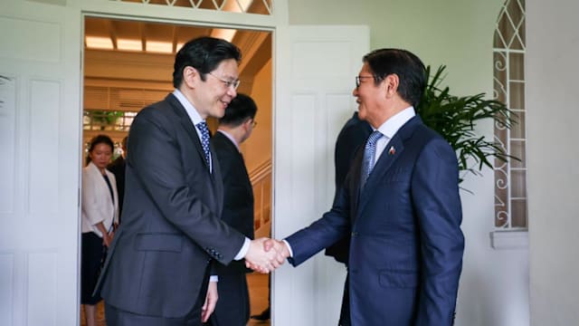 黄总理会晤小马可斯 新菲深化人工智能与绿色经济合作