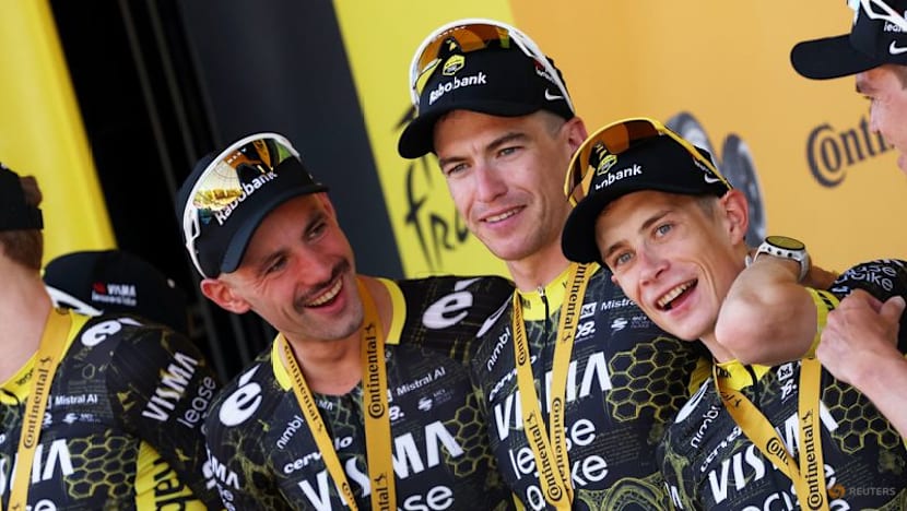 Vingegaard closes difficult chapter as he dons Tour yellow jersey