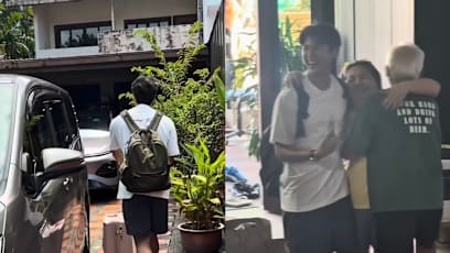 Star Search's Cai Cheng Jun Flew Home From Taiwan To Surprise His Family But Fans Got Distracted By His House Instead