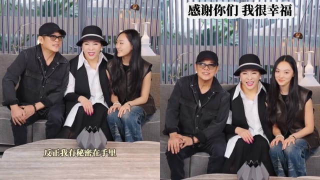 带女儿来探望向太　李连杰爆料：有她的秘密在手