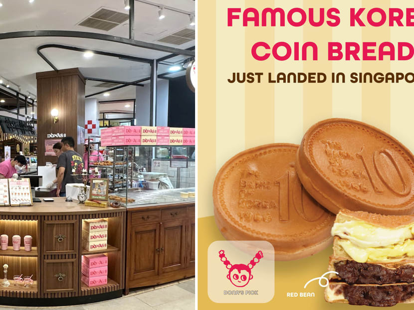 Viral Korean 10 won coin pancake at new doughnut kiosk in Great World