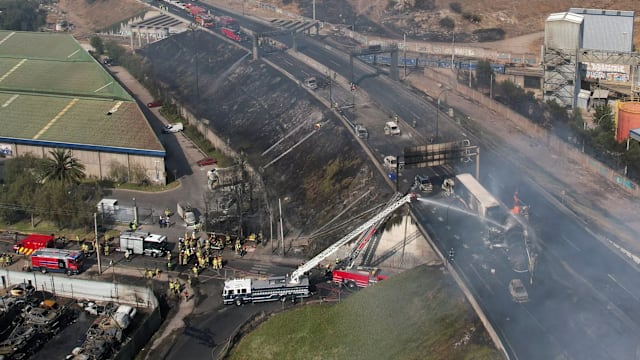 智利天然气运输车爆炸 死亡人数升至十人