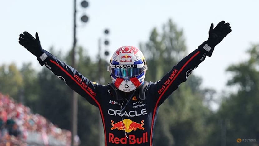 Verstappen completes Italian double in record time