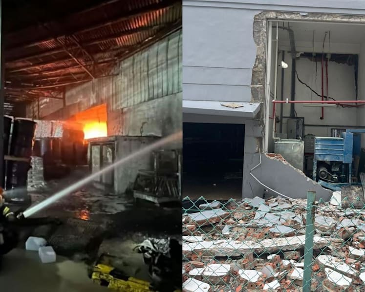 Flammable substances behind fires at Audi, Tuas South buildings: Workplace safety body