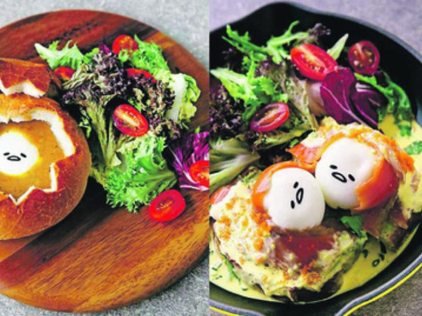 What food will be served at the new Gudetama Cafe?