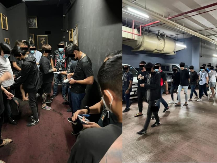 <p>Police checks conducted at an outlet in Concorde Shopping Centre.&nbsp;</p>
