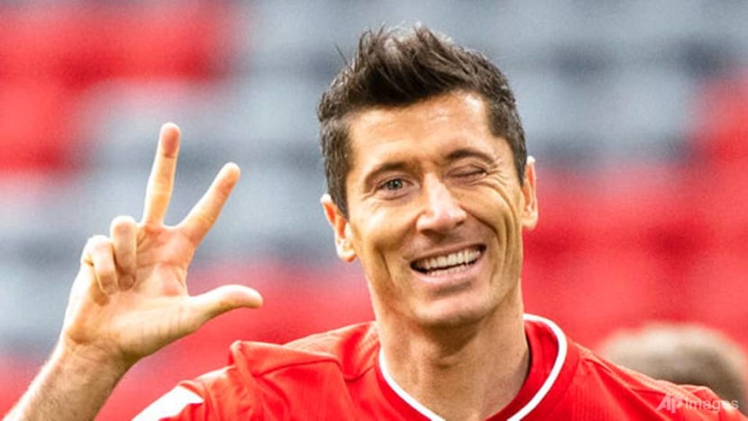 Football: Lewandowski hat trick helps Bayern rout Frankfurt 5-0