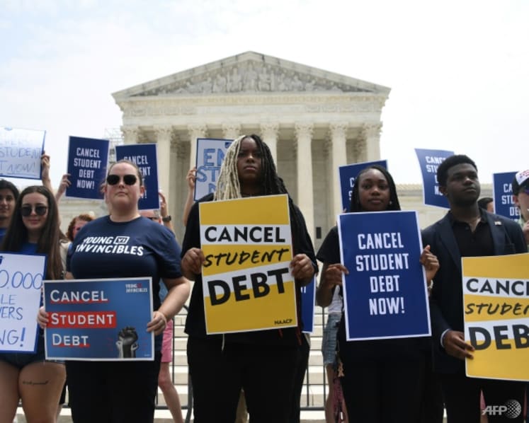 Students fear loss of ‘American dream’ after Biden administration debt forgiveness plan overruled by US Supreme Court
