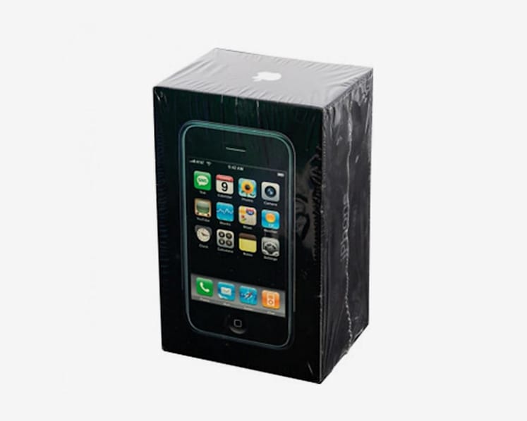 A boxed first generation iPhone from 2007 fetches over US$63,000 at auction