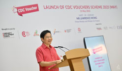 New tranche of S$500 CDC vouchers launched by PM Lawrence Wong
