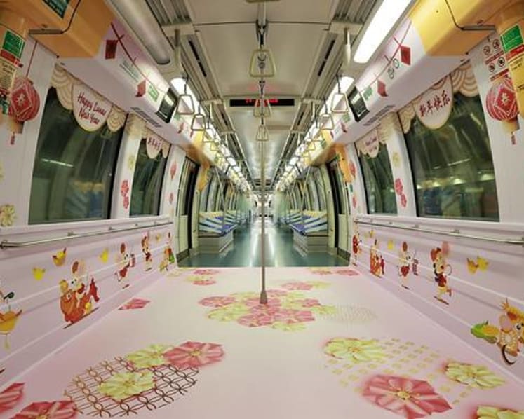 Trains and buses to feature Chinese New Year decorations from Jan 19