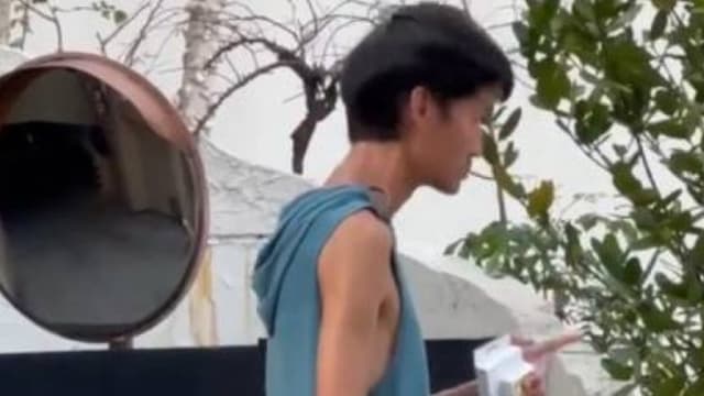 唐治平皮包骨现身淡水　把台湾居留证仍进水沟