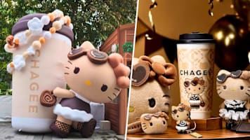 Chagee Launches Tanned Hello Kitty Collab Pop-Up, Merch & New Cocoa Oolong Milk Tea