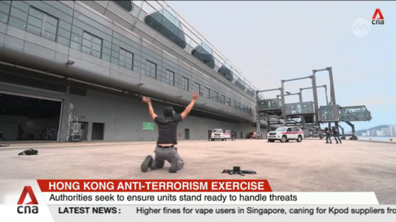 Hong Kong anti-terrorism exercise: 500 personnel involved in drills at Kai Tak Cruise Terminal 