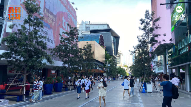 暹罗广场疫情期间改头换面迎接游客