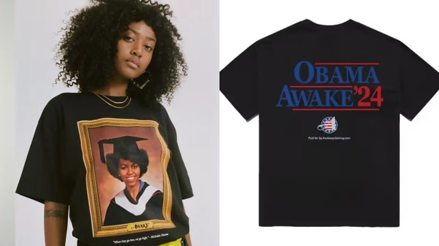 Awake NY推出Michelle Obama 竞选 T-Shirt　表达对 Donald Trump 的反对