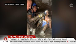 Chinese tunnel worker, woman in house pulled out alive 10 days after Nepal flood